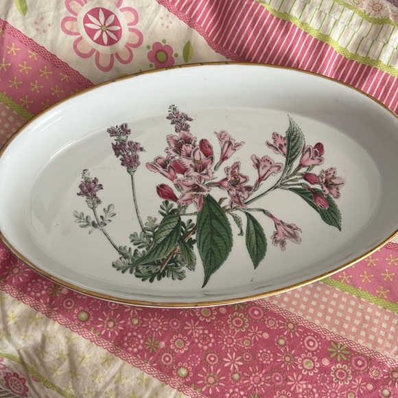 Spode STAFFORD FLOWERS Floral Painted Serving Bowl -Oven Safe - Picture 2 of 7
